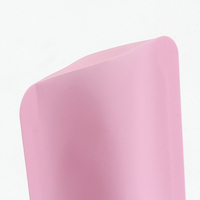 Pochette cosmétique mate à trois soudures latérales pour échantillons, 90 ml, sac de toilette pour hôtel, logo personnalisé, OEM, sans fermeture éclair