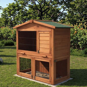 Jaula Moderna de Lujo para Mascotas, de Madera Maciza con Certificación FSC, Casa para Gatos y Conejos, para Animales Pequeños, Jaula Elegante para Mascotas - Product Image 4