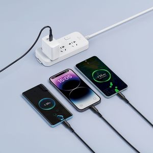 WiWU 60W 1M TPE 60HZ USB C Câble micro de données 5A <span class=keywords><strong>iPhone</strong></span> pour Samsung Mobiles Tablettes Ordinateurs Chargement USB Fonction d'alimentation OEM ODM - Product Image 4
