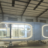 Maison de Luxe Volferda, Capsule Spatiale de 8,5 m pour 5 Personnes, Maison Conteneur Mobile Pliable Préfabriquée