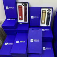 Boîte-cadeau personnalisé pour le nouvel an d'entreprise, ensemble de promotion d'affaires, pour hommes et femmes, 202 pièces