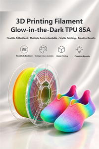 TPU 85A que brilla en la oscuridad, flexible, de rebote, materia prima seleccionada, impresión estable, alta compatibilidad, brillo duradero, 1 kg - Product Image 5