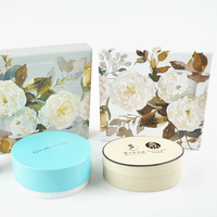 Logo personnalisé Cylindre Boîte ronde Tube Bijoux Boîte cadeau avec inserts en mousse pour l'emballage
