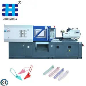Penjualan langsung pabrik ZHENHUA 90 Ton semua elektrik untuk plastik nilon ikat kabel kawat dasi Zip mesin pembuat