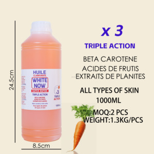 Nuovo Olio Sbiancante con Vitamina C X3 e Carotene, Anti-Età, Idratante, Elimina le Macchie Scure, 1000ml - Product Image 2