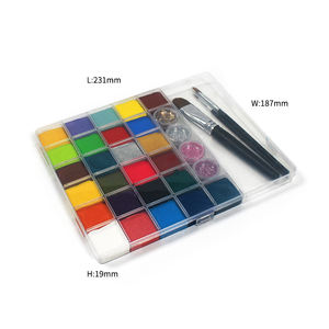 20-Color Clown White Face Body Paint Palette Environmental Protection Pigment 20ml Each <strong>Special</strong> <strong>Effects</strong> <strong>Makeup</strong> for Festivals - Product Image 6