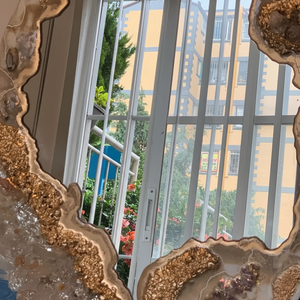 Luxury Gold Buffalo Bone <b>Frame</b> Modern Hotel Living Room Entrance <b>Photo</b> <b>Frame</b> Unique Wall <b>Mounted</b> Art Decor HF Industries - Product Image 1