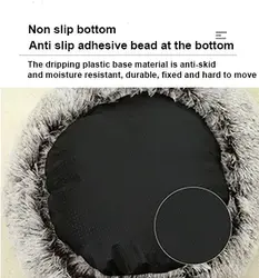 Großhandel Weiches Haustierbett aus Memory-Schaum mit Rutschfester Unterseite Atmungsaktives Nest für Katzen und Hunde Waschbares Plüsch-Samt-Höhlenbett - Product Image 6