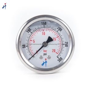 Goods Frequently-Used Vacuum <strong>Pressure</strong> <strong>Gauge</strong> All Stainless Steel Oil Filled <strong>Pressure</strong> <strong>Gauge</strong> - Product Image 3