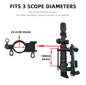 Support latéral pour lunette de tir de précision pour la photographie d'action et sportive et accessoires pour caméra de chasse mobile - Product Image 6