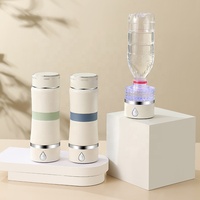 Nouvelle génération de bouteille de générateur d'eau Nano hydrogène DuPont SPE/PEM hydrogénateur d'eau avec inhalateur H2-bouton tactile