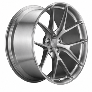 Cerchi Forgiati P101 in Lega di Alluminio a 5 Razze a Y, Argento, Concavi Profondi, 18 19 20 21 22 Pollici, 5x114.3 5x112 5x120 <span class=keywords><strong>per</strong></span> GT86 M3 WRX Supra M4 - Product Image 3