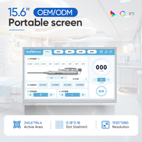 Modul LCD TFT IPS Giantpower 15,6 Inci Resolusi 1920x1080 Layar HD untuk Kontrol Industri Peralatan Medis -20~70C