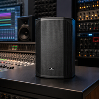 Promo Panas Loudspeaker Aktif Kayu 12 Inch 2 Way 130dB 2000W Kelas D DSP Bi Amp Bluetooth TWS untuk Pernikahan, Pertunjukan Jalanan, Pesta