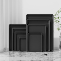 Plateau de tiroir en plastique écologique lavable à fermeture par bouton à motif uni pour cage à chien de grandes races