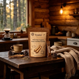 Café Instantáneo Herbal de Ginseng 20g*10 Sobres, Bolsa Reutilizable Vintage Kraft, Herbal Suave, Nutritivo, Alivio Diario de la Fatiga, Bienestar - Product Image 6