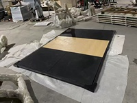 Plataforma de Levantamiento de Pesas Resistente, Equipo de Gimnasio Comercial para Levantamiento Olímpico, Antideslizante y Absorbente de Impactos