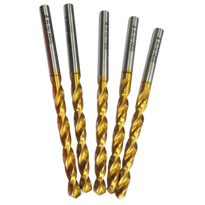 Nhà Máy Chất Lượng Cao <span class=keywords><strong>Hss</strong></span>-Co Tin Tráng Twist Khoan Bit Cho Nhôm Đồng Thép Sắt Gỗ Thấp Độ Cứng Kim Loại Nhựa - Product Image 1