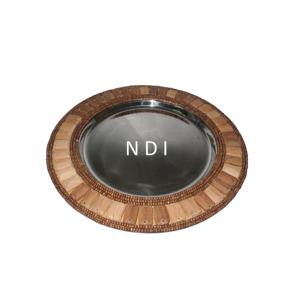 Assiette de chargeur de service de salade de fruits et d'aliments de qualité supérieure - Product Image 1