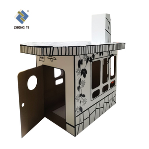 Casa <span class=keywords><strong>de</strong></span> juegos <span class=keywords><strong>de</strong></span> <span class=keywords><strong>cartón</strong></span> corrugado para niños, muebles <span class=keywords><strong>de</strong></span> papel personalizados, juguete para interiores, Castillo <span class=keywords><strong>de</strong></span> <span class=keywords><strong>cartón</strong></span> fácil <span class=keywords><strong>de</strong></span> jugar - Product Image 2