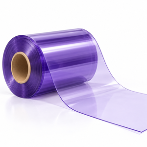 Rollo de Lámina de PVC Transparente Morado, Vinilo Flexible Tintado para Protección de Mesas y Muebles - Product Image 1