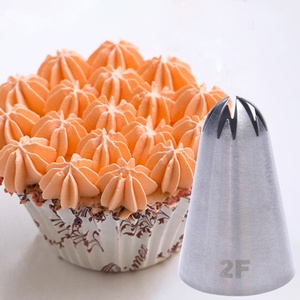 Douilles de pâtisserie pour gâteaux, 50 pièces 1M # 2A # 2D # 2F # 6B, buse de glaçage pour dessert, Fondant décor, fleur, confiserie, crème, Gadgets de cuisine - Product Image 4