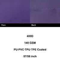 OEM 100% Nylon 200D*200D 85GSM Imperméable à la Vente, Résistant aux Déchirures, Écologique, pour Bagages d'Extérieur, Auvents, Sacs à Dos, Revêtement PU/PVC/TPU/TPE