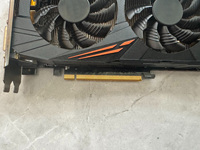 Carte graphique GTX 1080 Gaming 8 Go 256 bits DDR5X Carte vidéo d'occasion GTX 1080 GPU pour jeux de bureau