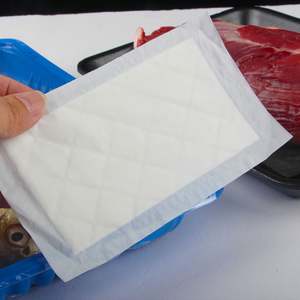 Tampon absorbant jetable pour emballage de viande, fruits, légumes, fruits de mer, avec SAP - Product Image 2