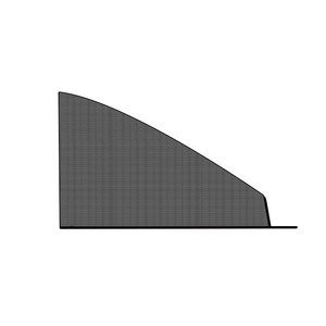 Car Side <b>Window</b> <b>Shades</b> Mesh Black Semi Transparent Stretchable For General Cars Sunshade Protection - Product Image 2