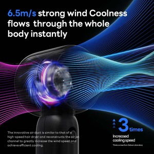 Mijia SOLOVE <b>Fan</b> Mini 2025 Portable <b>Rechargeable</b> Handheld <b>Fan</b> High Speed Electric Turbo Mini <b>Fan</b> For Body Cold - Product Image 5