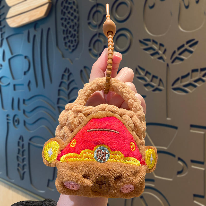 Sac pour écouteurs Capybara du Nouvel An - Dieu de la richesse