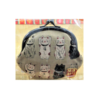 Japanese girls clutch designer luxury lucky cat coin purse custom gift wallet