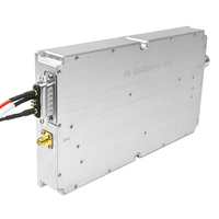 Module d'alimentation RF large bande HKTX 300-2000MHz 50W / Amplificateur de signal de puissance à fréquence personnalisable Gain 47dB 28V-32V en aluminium pour drone FPV