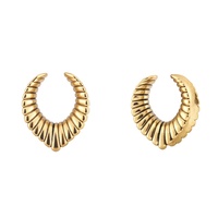 Piercing Stories Cuivre Rationaliser Tunnels D'oreille Bouchons Expander Jauges Boucles D'oreilles En Laiton Or Piercing Bijoux