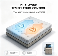 Surmatelas intelligent à circulation d'eau pour chauffage et refroidissement à deux zones, pompe à eau silencieuse contrôlée par application, ODM OEM pour la maison et l'hôtel