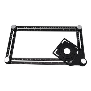 Aluminum Alloy Foldable Angle Ruler 17.5Cm Tile Hole Locator For Masonry Work - Product Image 3