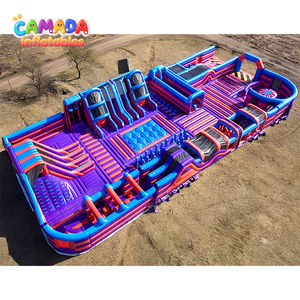Centro de Entretenimiento Familiar, Gran Parque de Juegos Inflable con Tobogán, Castillo y Piscina de Pelotas, Parque Conceptual Inflable para Niños Pequeños - Product Image 1