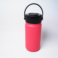 Bouteille d'eau portable Jiahe en acier inoxydable de 350 ml pour enfants, avec paille, isolation sous vide, large ouverture, sans BPA, pour la randonnée et les activités de plein air