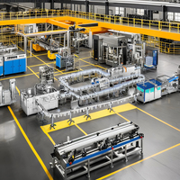 Venta caliente 2000BPH botella pequeña automática Vial línea de agua fácil de operar líquido/jugo/cerveza/bolsas de llenado de leche latas industria alimentaria