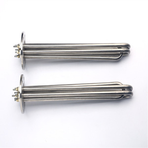 Stainless Steel <b>Heating</b> <b>Tube</b> 115mm Flange Industrial Boiler Parts Customizable Power 220380V Thermal Oil Water Tank Steamer - Product Image 1