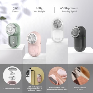 เครื่องกำจัดขุยผ้าไฟฟ้าแบบพกพา HG USB ชาร์จได้เครื่องโกนขนแกะสำหรับกำจัดขนปุยเสื้อกันหนาว - Product Image 4