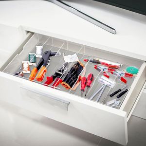 <b>Small</b> Transparent Stretchable Modern Simplicity <b>Drawer</b> Storage Plastic Divider PET Wardrobe Kitchen Bathroom Food Underwear - Product Image 6