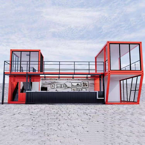 Villa de luxe à deux étages pliable : <span class=keywords><strong>Maison</strong></span> modulaire prête à l'emploi, <span class=keywords><strong>constructeur</strong></span> australien, <span class=keywords><strong>maison</strong></span> de conteneur extensible de luxe à double étage - Product Image 1