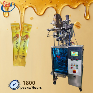 Máquina Envasadora de Sobres de Alimentos con Sellado Automático Completo para Mantequilla de Maní, <span class=keywords><strong>Miel</strong></span> y Ketchup de 10 Gramos, Sellado Posterior y de 4 Lados - Product Image 1