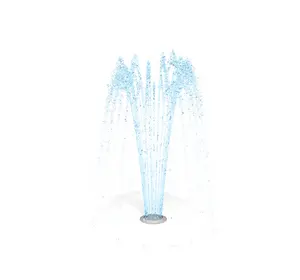 아쿠아 플레이 리조트 워터 파크 수영장을위한 야외 물 놀이터 드라이 데크 제트 황동 스마트 분수 노즐