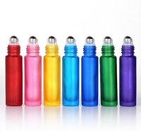 Flacon en verre industriel à bille pour cosmétiques, sérums, crèmes, nettoyants visage, rouges à joues, huiles parfumées 10ml MOQ 100 pièces