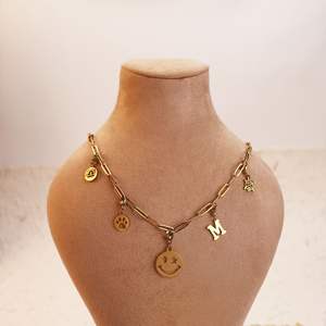 Corazón de acero inoxidable botella de rapé ancla oso Zodiaco piedra colgante encantos con broche de langosta DIY clip cadena collar - Product Image 2