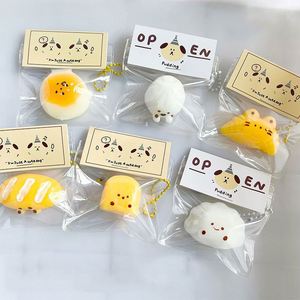 ของเล่นบีบลดความเครียดรูปซาลาเปาซีรีส์ใหม่สุดฮิตน่ารักสไตล์คาวาอี้ สำหรับผู้ใหญ่ ทำจากวัสดุ TPR ใช้เป็นจี้ได้ - Product Image 1