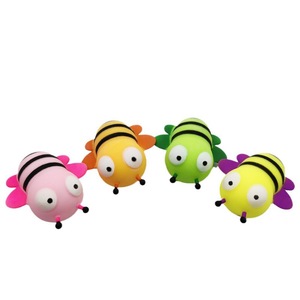 Most Popular Cartoon Little Bee TPR Flour Stress <b>Ball</b> Super Soft Slow Rebound <b>Squeeze</b> Relief Squishy Toy for Kids Boys and Girls - Product Image 1